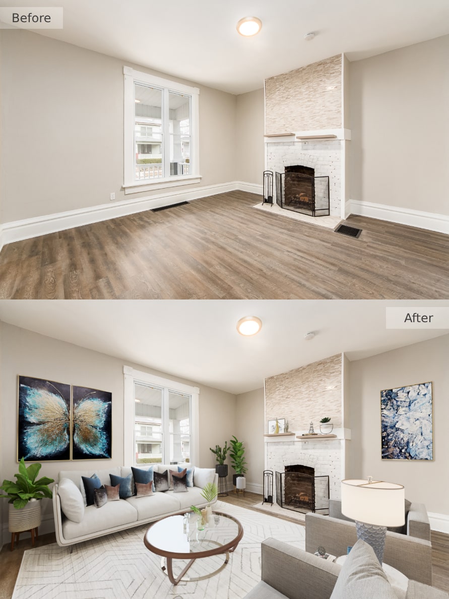 real estate virtual staging services